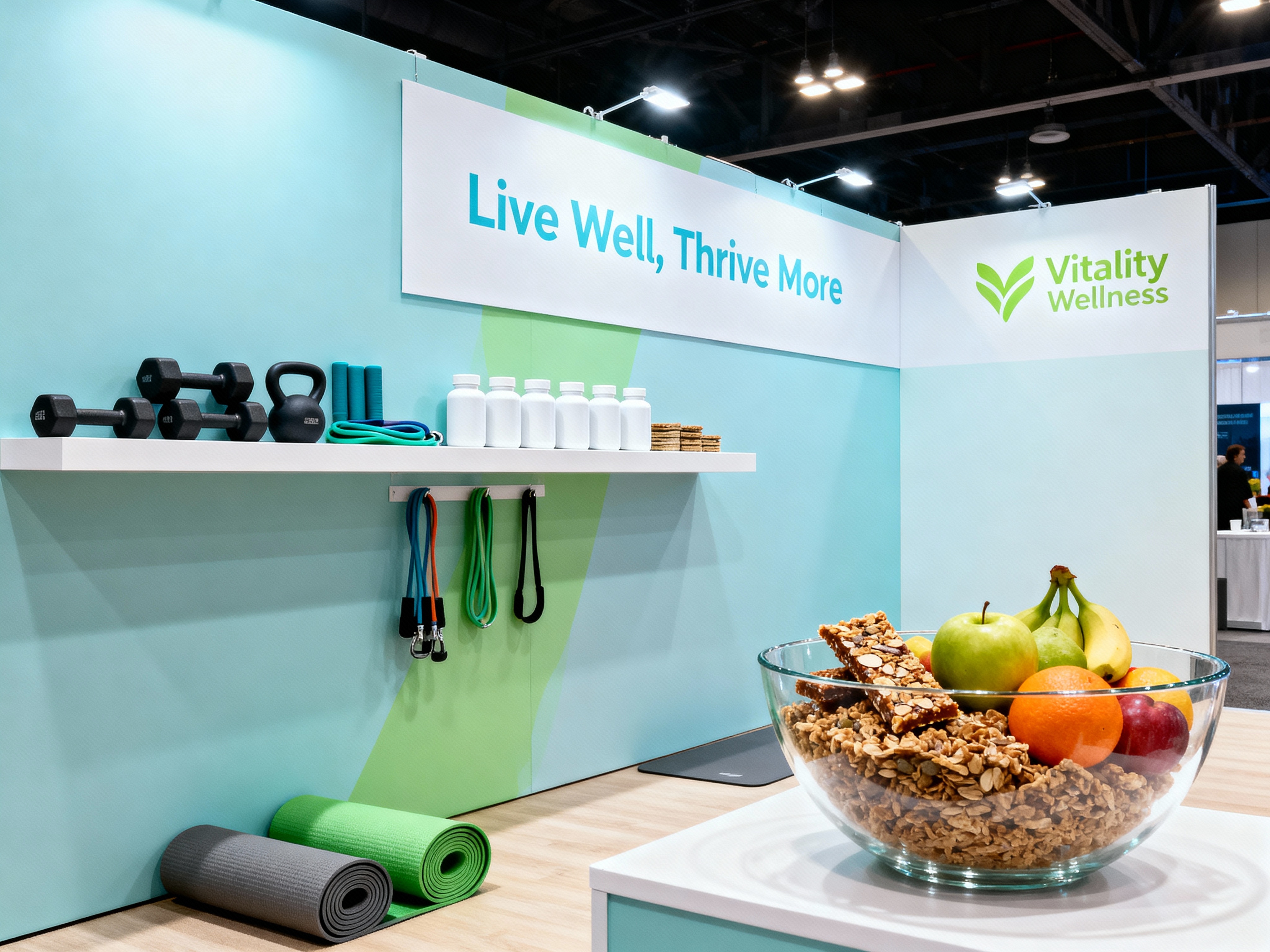 Health & Wellness Exhibitor display
